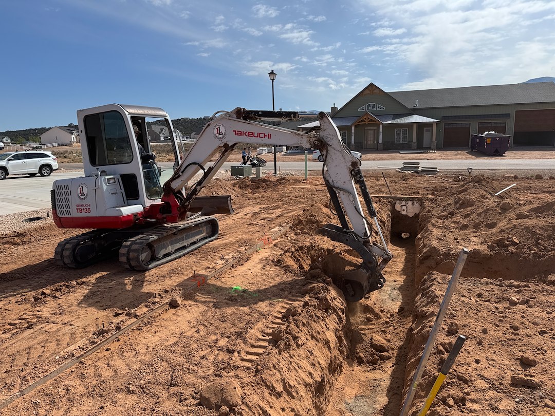 Expert Ground Rough Plumbing Services Completed in Cedar City by Double L Plumbing and Electrical Thumbnail